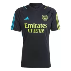 adidas Arsenal Training Shirt 2023 2024 Adults - Black