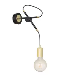 Artemis Black Wall Lamp 1x E27