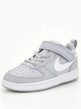 Nike Court Borough Low 2 Trainer - Grey/White, Size 8.5