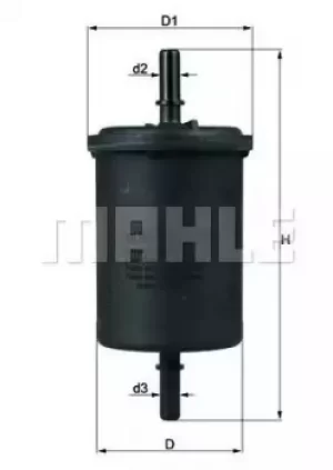 Fuel Filter KL416/1 78449886 by MAHLE Original