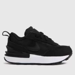 Nike Black & White Waffle One Toddler Trainers