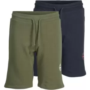 Jack and Jones 2 Pack Fleece Shorts - Multi