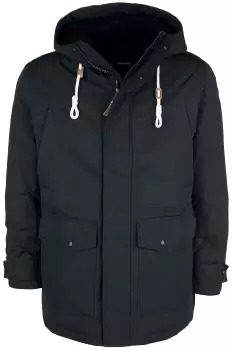 Jack & Jones JJEMASH TEDDY PARKA Winter Jacket black