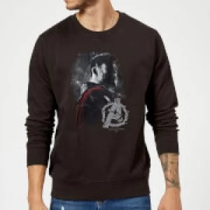 Avengers Endgame Thor Brushed Sweatshirt - Black - XXL