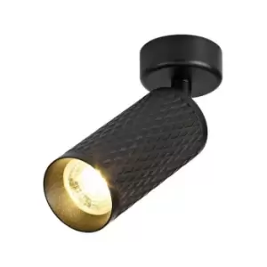 Surface Mounted Spot Light, 1 x GU10, Sand Black - Luminosa Lighting