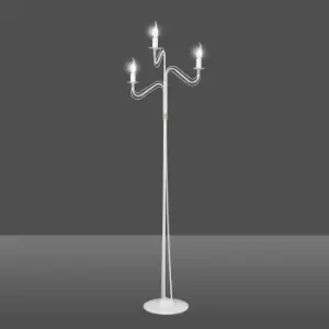 Emibig Tori White Multi Arm Floor Lamp 3x E14