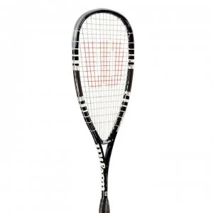 Wilson Hyper Hammer 120 Squash Racket - Black/White