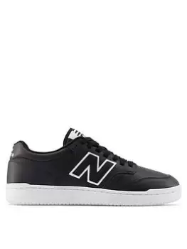 New Balance 480 Trainers - Black/White, Size 8, Men