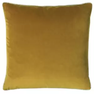 Furn Cohen Velvet Cushion Cover (One Size) (Mustard Yellow)