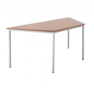 Jemini Trapezoidal Table 1600 x 800mm Beech OMPT1680TRAPBE2