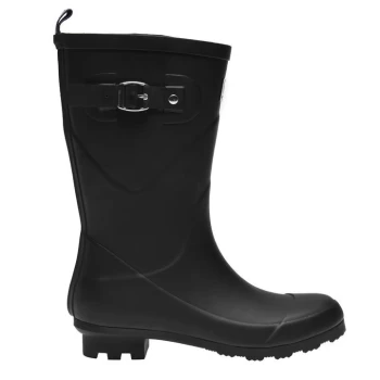 Jack Wills Low Wellies - Black Matt