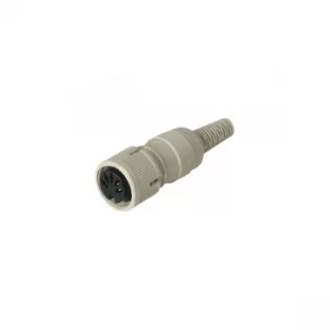 Hirschmann 930 764-517 MAK 3100S 3-Pin Female DIN Socket, Cable Mo...