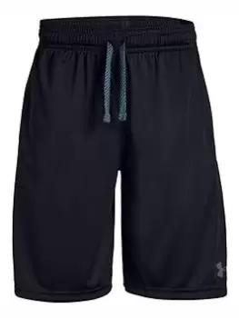 Under Armour Prototype Wordmark Short Set, Black, Size S=7-8 Years