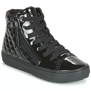 Geox J KALISPERA GIRL girls's Children's Shoes (High-top Trainers) in Black. Sizes available:10 kid,11 kid,11.5 kid,12 kid,13 kid,1 kid,1.5 kid,2.5