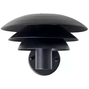 Dyberg Larsen Outdoor Dome Wall Lamp Black 20cm IP44