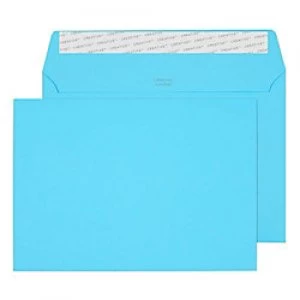 Creative Mid Coloured Envelopes C5 Peel & Seal 162 x 229mm Plain 120 gsm Cocktail Blue Pack of 500