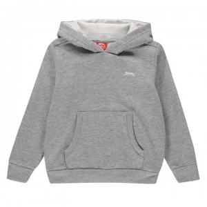 Slazenger Over The Head Fleece Hoody Infant Boys - Grey Marl