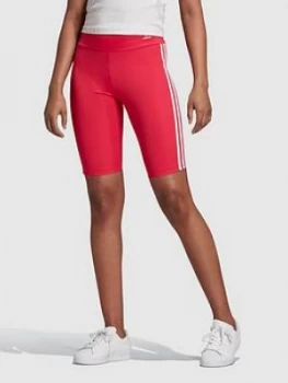 adidas Originals Cycling Shorts, Pink, Size 6, Women