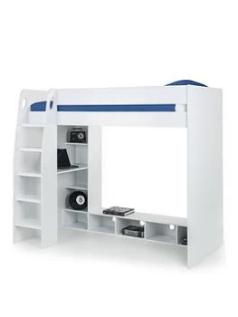 Julian Bowen Blaze Gaming Bed With Desk - White