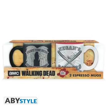 The Walking Dead - Daryl Vs Negan Espresso Mugs