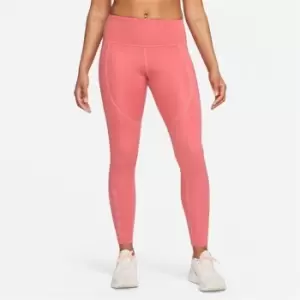 Nike Dri-FIT Air Womens Mid-Rise 7/8 Leggings - Pink