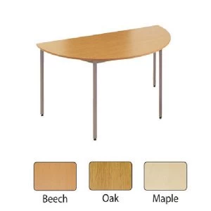 Jemini Semi-Circular Table 1600mm Beech KF72382