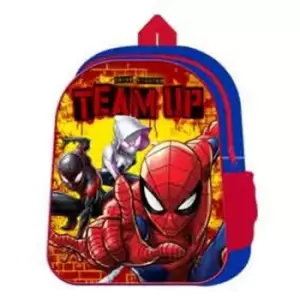 Spider-Man Childrens/Kids Team Up Arch Backpack (One Size) (Red/Navy)