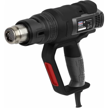 HS102 Hot Air Gun 2000W 3-Speed 50-600°C Variable Heat - Sealey