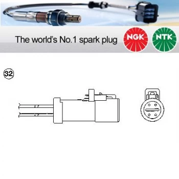 NGK OZA341-D1 / 1331 Lambda Sensor Zirconia Type Oxygen O2 Exhaust Probe