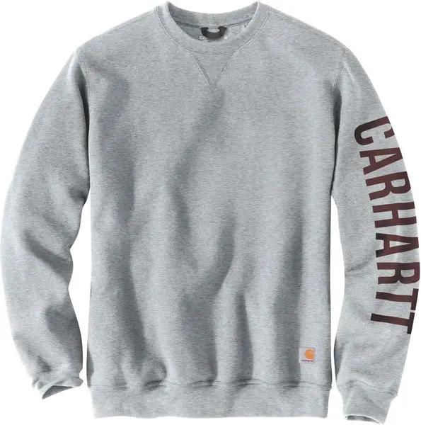 Carhartt Logo Sleeve, sweatshirt , color: Dark Red/Grey (Hgy) , size: L