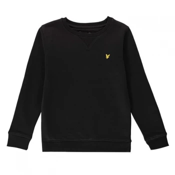 Lyle and Scott Crew Neck Fleece Sweatshirt - True Black