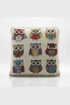 Parliament Owls Tapestry Cushion Cover