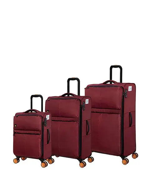 IT Luggage Lykke EA86901 Rust Suitcase 3Pcs Set