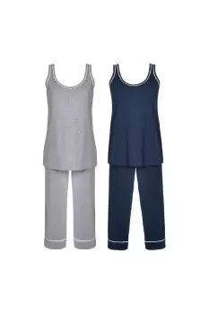 2 Pack Sleeveless PJ Set 20.5" (52cm) inside leg