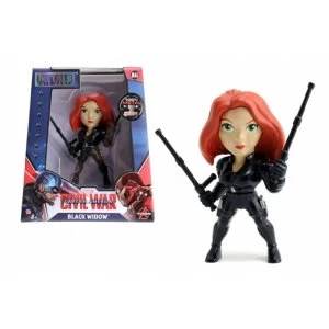 Black Widow Captain America Civil War 4" Diecast Metal Figure