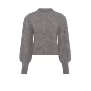 French Connection Natalya Ribbed Jumper - Grey