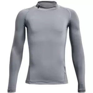 Under Armour Armour Mock Long Sleeve Baselayer - Grey