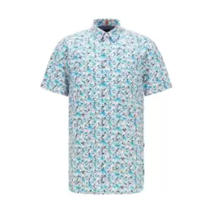 Boss Boss Magneton Short Sleeve Casual Shirt Mens - White