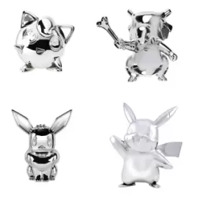 Pok&eacute;mon 25th anniversary Select Battle Mini figures Silver Version Set B 7cm Assortment (6)