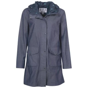 Barbour Womens Padstow Jacket Chambray Marl/Navy 14