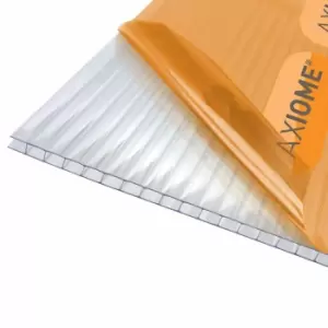 Axiome Clear 4mm Twinwall Polycarbonate Roofing Sheet - 1050 x 3000mm