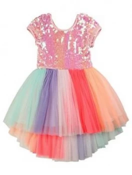 Billieblush Girls Sequin Mesh Tutu Dress - Multi, Size 3 Years, Women