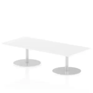 Italia Poseur Table Rectangle 1800/800 Top 475 High White