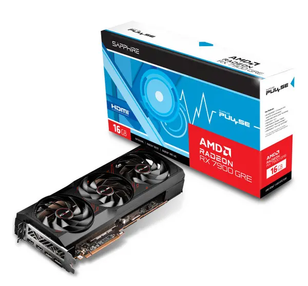 Sapphire Radeon RX 7900 GRE 16GB PULSE Gaming Graphics Card