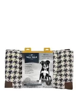 Rosewood Tall Talls Fleece Top Houndstooth Pet Bed Large