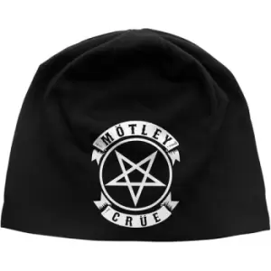 Motley Crue - Pentagram Unisex Beanie - Black