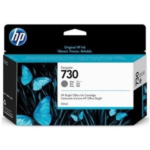 HP 730 Grey Ink Cartridge 130ml