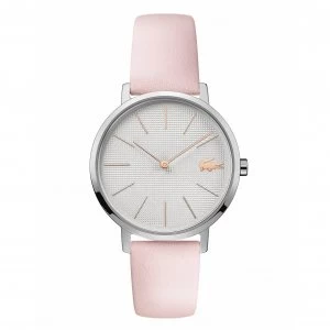 Lacoste Ladies Pink Leather Strap Watch