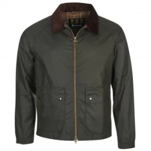 Barbour Mens Dom Wax Jacket Sage XL