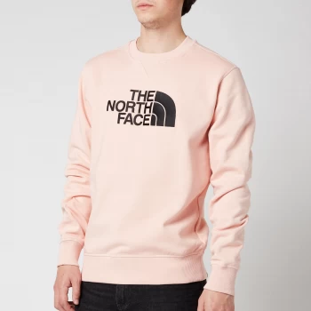 The North Face Mens Drew Peak Sweatshirt - Evening Sand Pink - L